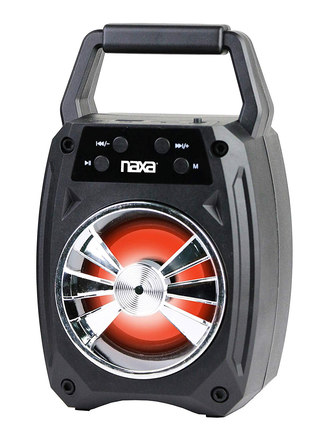 Naxa Portable Bluetooth Speaker with LED Lighting Effects