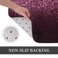 thumbnail image 6 of Honeii Pink Glitter Sparkles A Pattern Door Mat, Welcome Door Mats Outdoor Indoor, Stain and Fade Resistant, Non-Slip Entry Matfor Bedroom, Bathroom, Kitchen, 6 of 7
