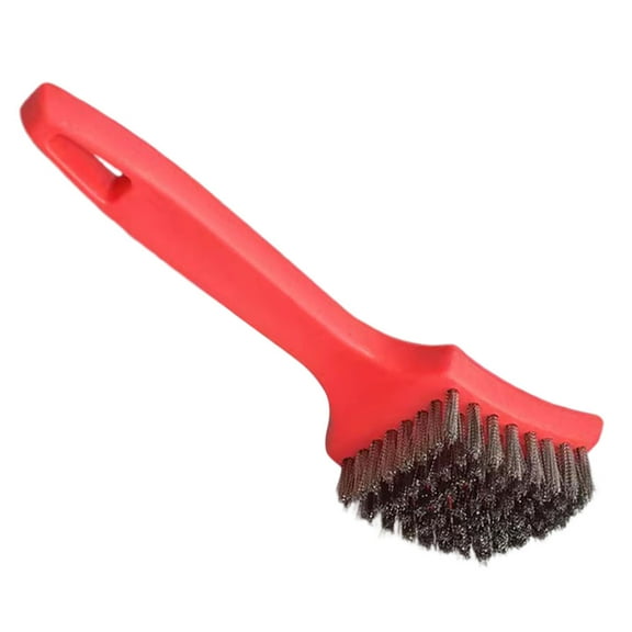 unbranded Wire Scratch Brush With Plastic Handle Welding Hand Tool Brush Paint Remover For Scrubbing Grills Cookware Masonry Tools