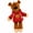 Hoodie-11.8in, variant on Cute Bear Plush Toy Soft Stuffed Animal Long Body Pillow Doll Home Decor Gift