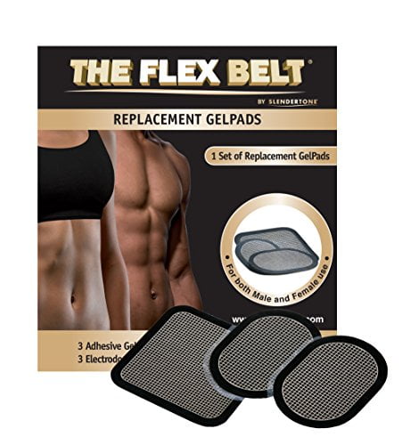 Gel Pads Replacement Unit Set Pack for All Abdominal Belts Coomatec 9 Pcs 
