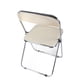 thumbnail image 2 of Silla plegable portátil, silla plegable de acrílico, silla plegable galvanizada para tienda de ropa, silla plegable para comedor, resultados impresionantes, 2 of 8