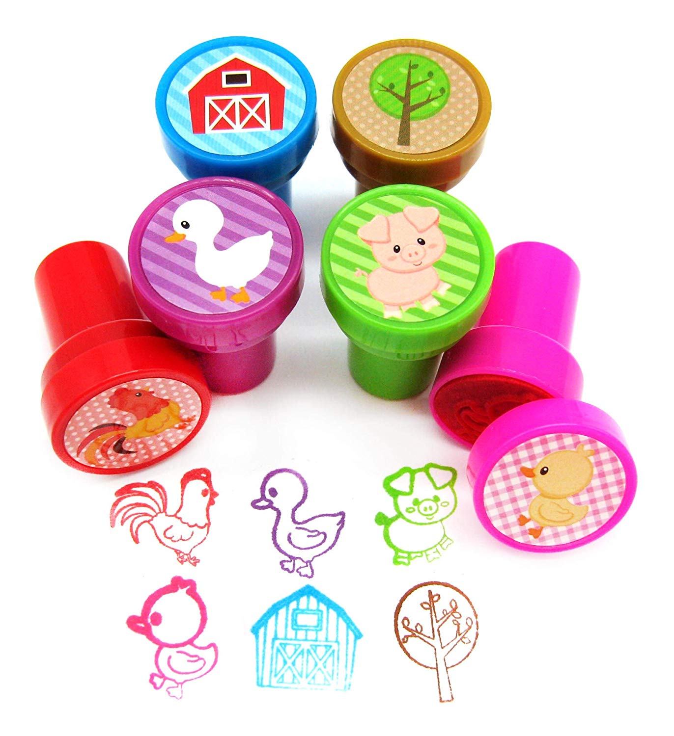 Farm Animals Birthday Party Favor Set of 60 Pcs