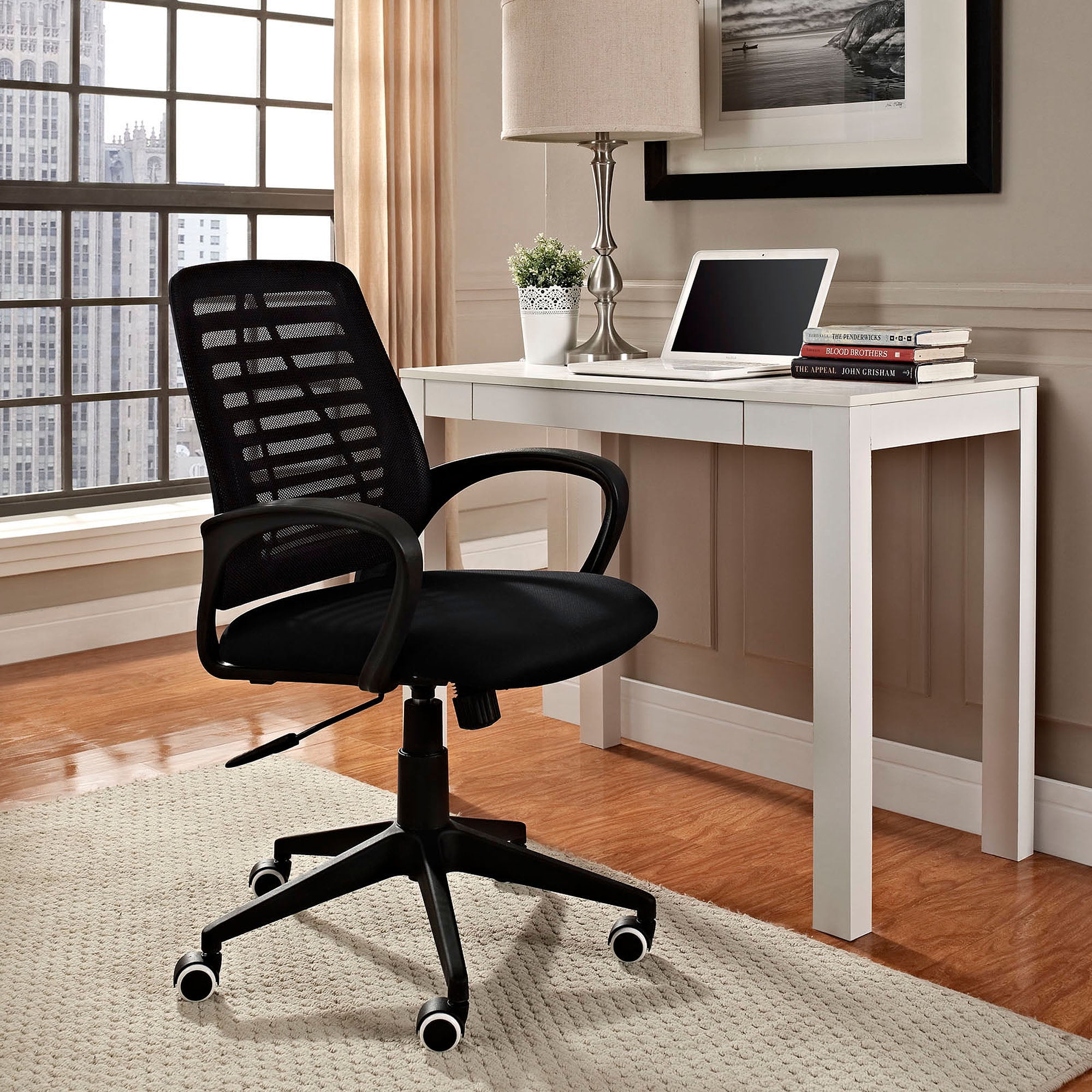 Modway Ardor Mesh Back Office Chair with Arm Rests in Black - Walmart.com