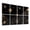 Color 4, variant on 8 Pack Art Acoustic Panels Sound Absorbing Emerald Green Black Marble Gold Veins Decorative Soundproof Wall Panels Self Adhesive for Nursery Game Room Bedroom 48"x32"