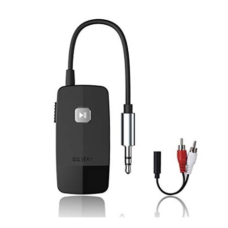 Golvery Bluetooth Receiver (Advanced Bluetooth 4.1, A2DP) - Portable Wireless Audio Adapter