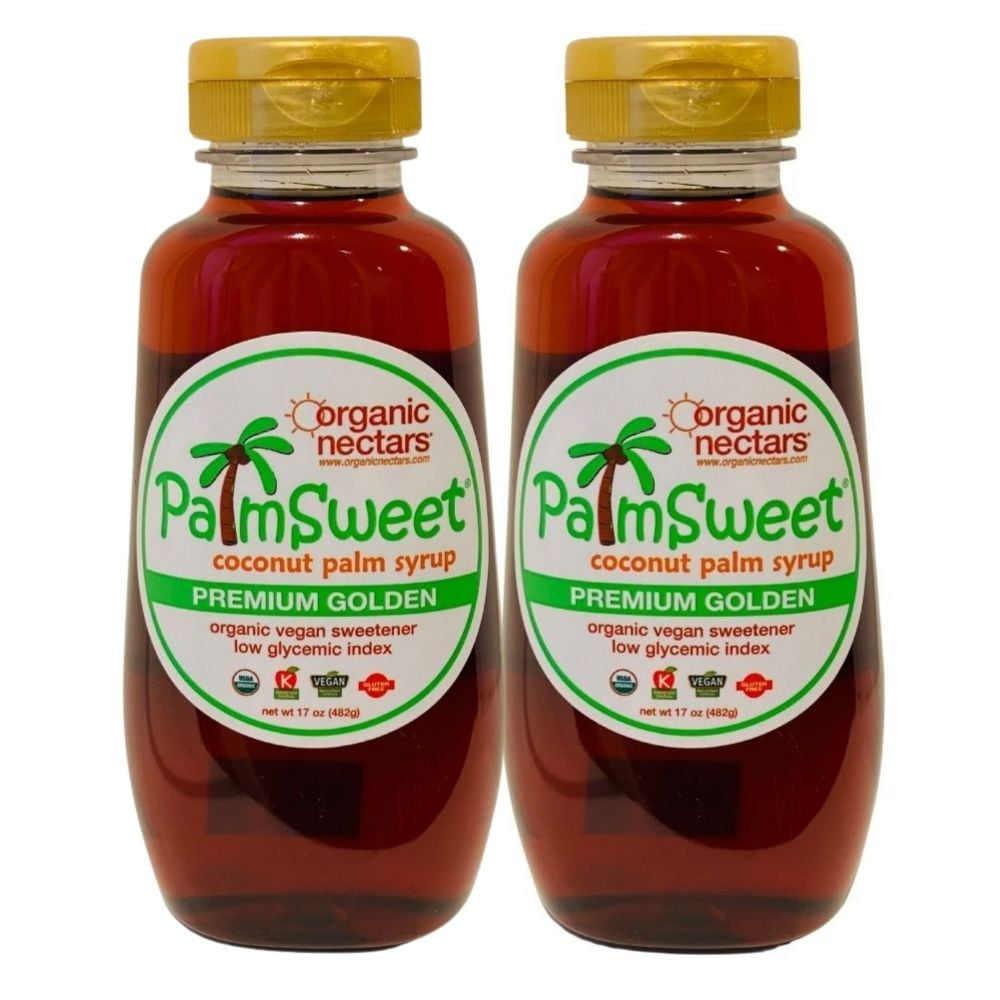 Organic Nectars Coconut Syrup Golden 2 pack of 17 oz