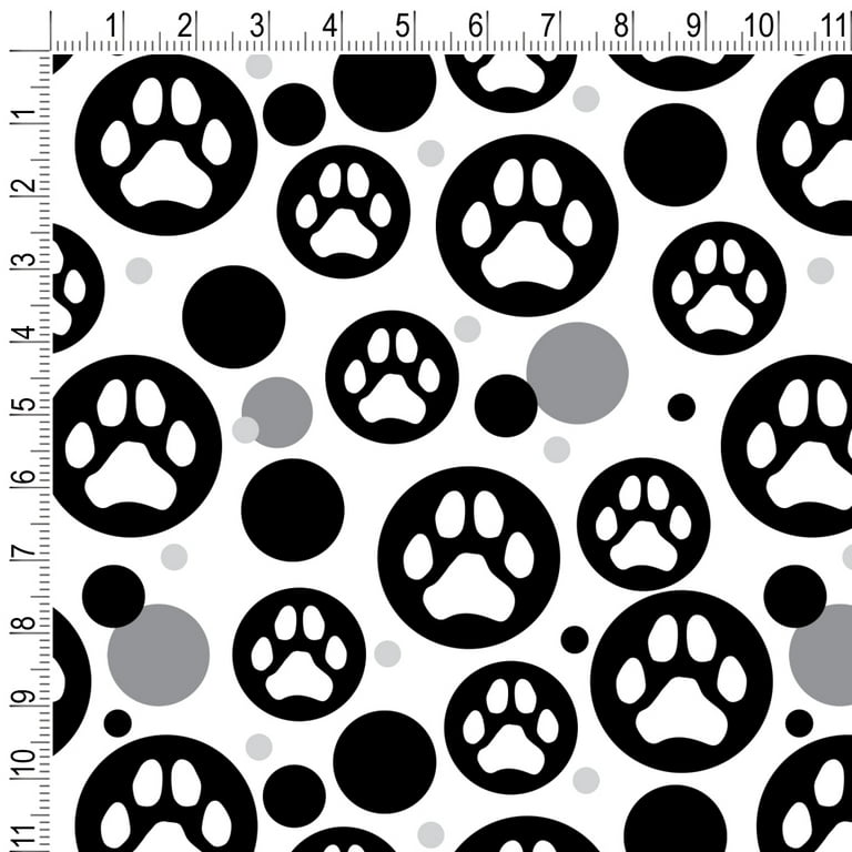 Dog Pawprint Trail Wrapping Paper Sheets | Zazzle