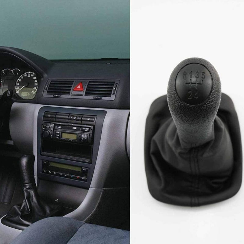 5 Speed Gear Shift Knob Stick Lever Gaiter Boot Cover For Skoda For Octavia A4 Sedan 1996-2009