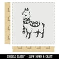 thumbnail image 2 of Cozy Llama Alpaca Wrapped with Scarf and Blanket DIY Cookie Wall Craft Stencil - 4.5 Inch, 2 of 5