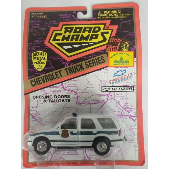 1996 Road Champs Police Series 1/43 Scale Emergency Vehicle Replica - Washington DC Metro Police