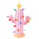 thumbnail image 2 of -Cactus iluminado con luces, cactus vintage para decoración navideña del hogar, rosa, 2 of 5