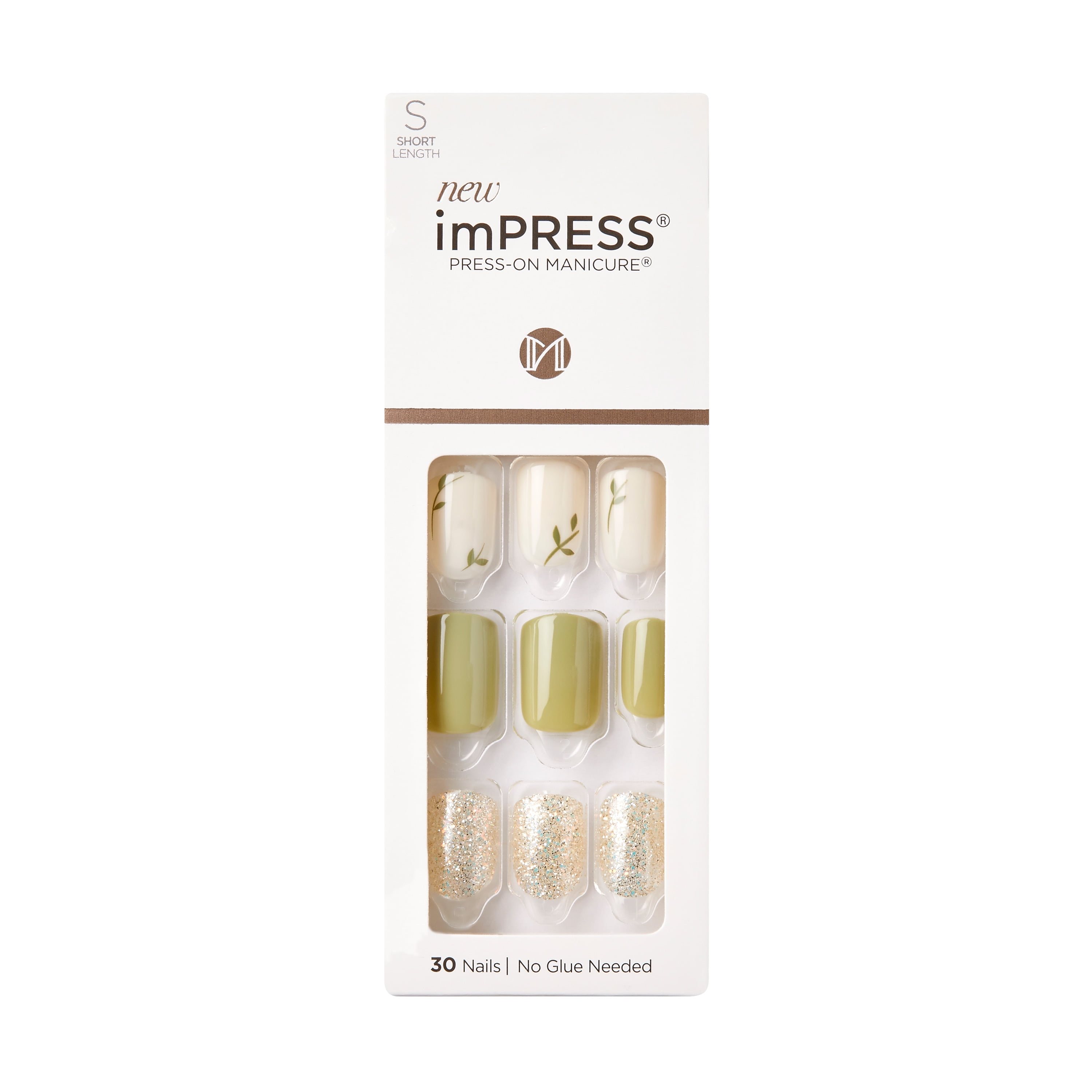 KISS imPRESS Press-On Nails, 'Spring is Coming', 30 Count
