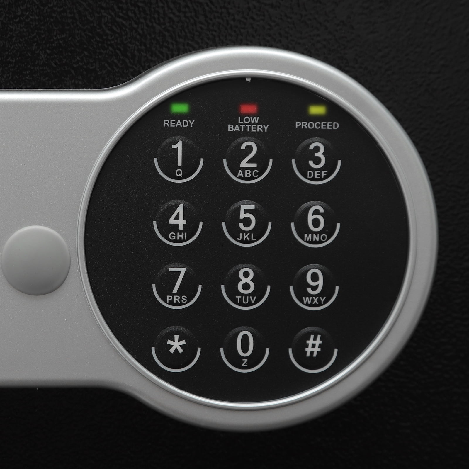 Dwellnix Lock Box with Password Protection, Emergency Key Access, and Alarm System for Secure Storage of Cash, Documents, Jewelry