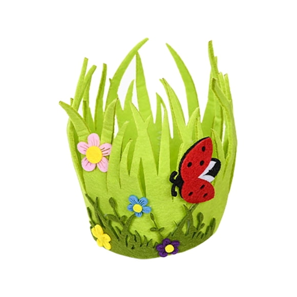 Hermosa canasta de huevos de Pascua, canasta para guardar dulces, decoración de Pascua, centros de mesa, Mariquita