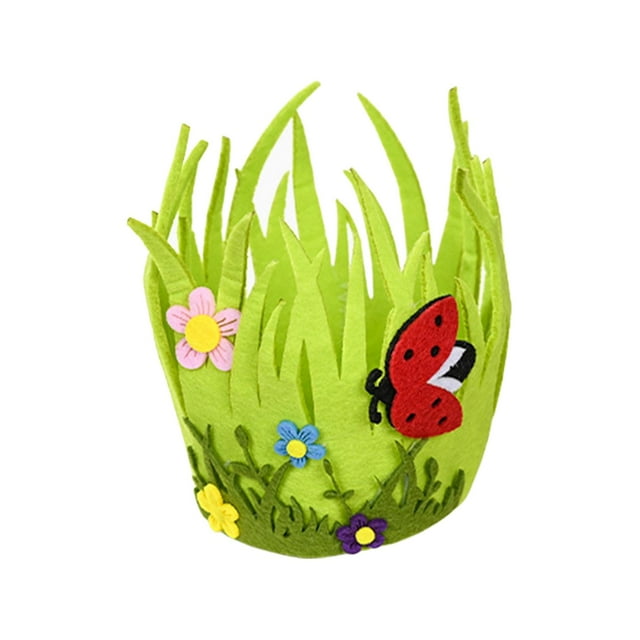 Hermosa canasta de huevos de Pascua, canasta para guardar dulces, decoración de Pascua, centros de mesa, Mariquita
