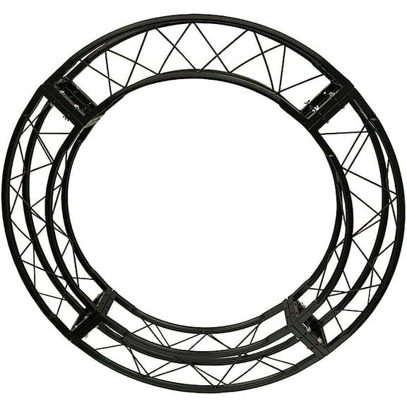 Cedarslink 58" 4.8 ft. Circle Truss Black Square Trussing 4 x 90 degree arcs