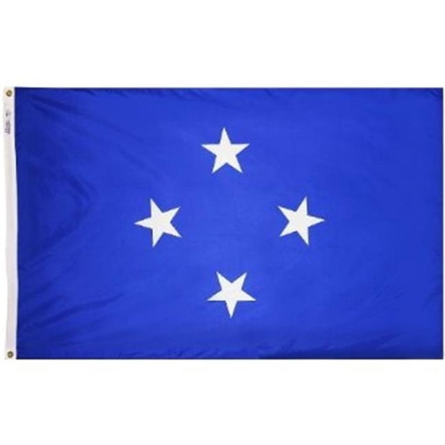 Annin Flagmakers 146807 Drapeau de Micronésie Nyl-Glo 3 Pi x 5 Pi