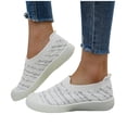 thumbnail image 7 of Women's Orthopedic Walking Shoes - Lightweight, Loose Fit, Breathable, Mesh-Comfortable, Soft Sneakers Beige 5.5, 7 of 7