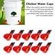 thumbnail image 4 of Bebedero para aves de corral previene el envejecimiento Material ABS automático 10 Uds tazas de agua para pollo bordes redondeados para pato ANGGREK Otros, 4 of 8