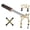 3 Set, variant on Retractable Billiard Bridge Stick,Billiards Cue Stick Bridge,Extension Snooker Head,Pool Brass Bridge with Cues Table Bridge
