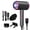 Gray, variant on Professional Ionic Hair Dryer, Powerful 1600W Fast Drying Low Noise Blow Dryer with Concentrator Nozzle Diffuser Attachments for Home Salon Travel,ALCI Safety Plug