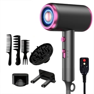 OBACRE 1800W Ionic Blow Dryer with Diffuser Attachment