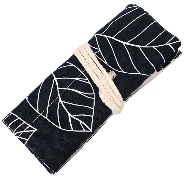 GOOHOCHY Estuche con ruedas para bolígrafos, estuche enrollable para lápices, organizador de almacenamiento para brochas de maquillaje