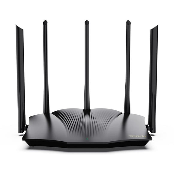 Router WiFi 6 AX3000 Tenda Blanco con 5 Antenas para Gamming multicolor
