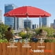 thumbnail image 5 of Sombrilla Para Playa Con Base Jardin Patio Alberca Exteriores Plegable 2X1.95 Metros Acero Reforzada Inclinación Manivela Ajustable Ideal Para Potegerte Del Sol, 5 of 7