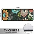 thumbnail image 5 of Kitchen Rugs Sets Of 2,Pioneer Flower Floral Print Pattern Anti Fatigue Kitchen Mat Rugs Non Slip Washable,Decorative Kitchen Floor Mats for Kitchen,Sink,Laundry,17"x47"+17"x47", 5 of 5