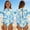 Multicolor1, variant on Cethrio Girls One-Piece Swimsuit, Vacation Printed Summer Long Sleeve Kids Bathing Suit Multicolor Size 2-13T