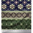 thumbnail image 1 of Soimoi Poly Georgette Fabric Swirls & Floral Artistic Print Fabric by The Yard 42 Inch Wide, 1 of 1