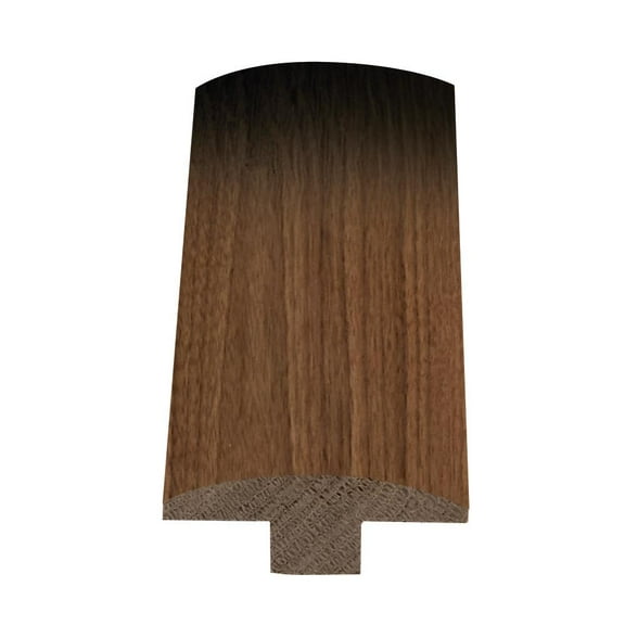 T-Molding - 1/2" Thick x 2" Wide x 78" Long Solid Wood American Walnut - For Flooring Color Momentum