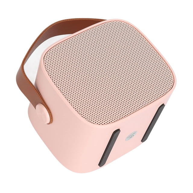 Machine de Karaoké, Haut-Parleur Choquant Multifonctionnel Portable Haut-Parleur Bluetooth Haut-Parleur HIFI avec 2 Microphones pour la Maison pour Enfants