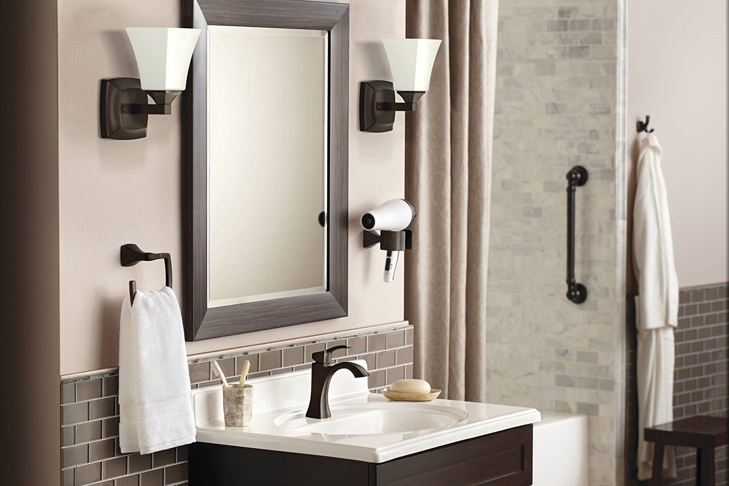 Yb5186bn Voss Bathroom Towel Ring Brushed Nickel Fashion Forward Yb5186bn Voss Bathroom Towel Ring Brushed Nickel Fashion Forward By Moen Ship From Us Com