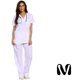thumbnail image 3 of Conjuntos de uniforme médico para mujer Uniformes médicos de seis bolsillos (cuello en V con pantalón cargo), 3 of 5