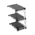 thumbnail image 3 of koolsoo Camping Folding Storage Rack Desktop Stable Outside for Fishing Hiking Beach Three Layers, 3 of 9
