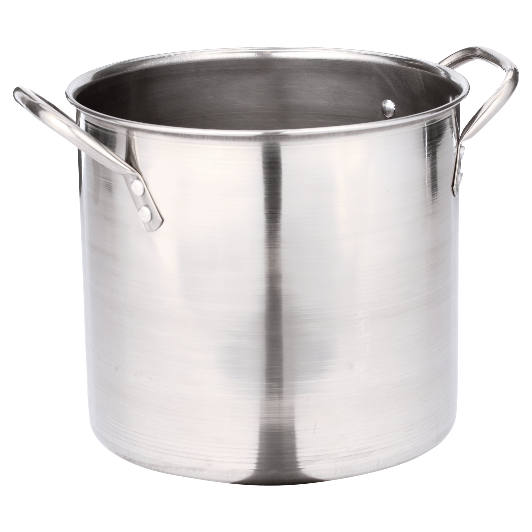 Mainstays 8-Qt Stainless Steel Stock Pot with Metal Lid