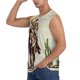 thumbnail image 3 of Fotbe Vintage Cowboy Riding Horse Men's Camiseta sin Mangas Estampada para Hombres, Playera Casual para Gimnasio, Entrenamiento, Playa-Large, 3 of 7
