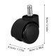 thumbnail image 2 of KAKOWELY 4Ud De Repuesto Para Muebles Oficina Con Casters Negros Para Movilidad Y Silenciosa, 2 of 6