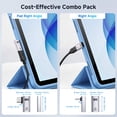 thumbnail image 2 of Kit de adaptadores Cable Matters Combo-Pack USB-C en ángulo recto de 40 Gbps, 2 of 7