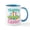 White/Blue Inside, variant on CafePress - Happy Easter - 11 oz Ceramic Mug - Novelty Coffee Tea Cup