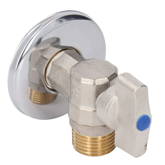 Stainless Steel Angle Valve Faucet Angle Valve Wash Basin Angle Valve,Angled Water Isolating Valves Diverter Brass Angle Valve for Wall Mounted Basin Sink