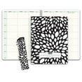 thumbnail image 1 of HARDCOVER Combination Plan and Record Book: One efficient 8-1/2" x 11" book for lesson plans and grades combines W101 and R1010 (PR7-10) (+) Bonus Clip-in Bookmark (Black Floral), 1 of 9