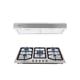 thumbnail image 1 of Combo Parrilla 86 cm Acero Inoxidable y Campana Slim Acero Inox 80 Cm ODIPO Thory 80 + Vesta Campana Pared y Parrilla Empotrable Gas, 1 of 4