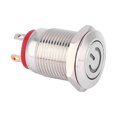 thumbnail image 2 of Push Buttons, Low Resistance 12mm Mount Hole Metal Button Switch High Conductivity  For Home Appliances, 2 of 8