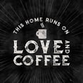 thumbnail image 2 of Reed, Tara 12x12 Black Ornate Wood Framed with Double Matting Museum Art Print Titled - Coffee Humor black VI-Love and Coffee, 2 of 4