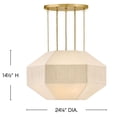 thumbnail image 3 of 47494LCB Hinkley Lighting Lyla - 40W 4 LED Medium Convertible Chandelier-14.5 Inches Tall and 24.25 Inches Wide, 3 of 7