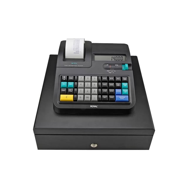 Caja Registradora Royal 140dx Hasta 8 Usuarios Y 16 Departamentos